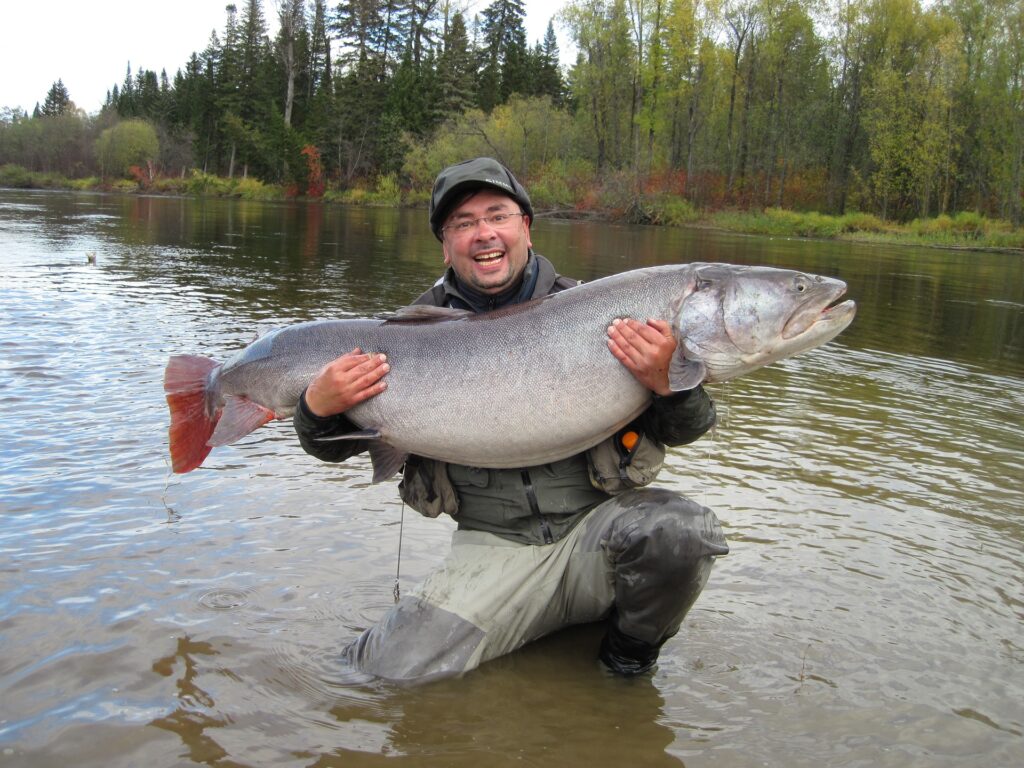 pêcheur truite